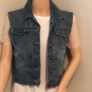 Jean vest American eagle